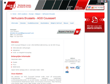 Tablet Screenshot of agscoussaert.com